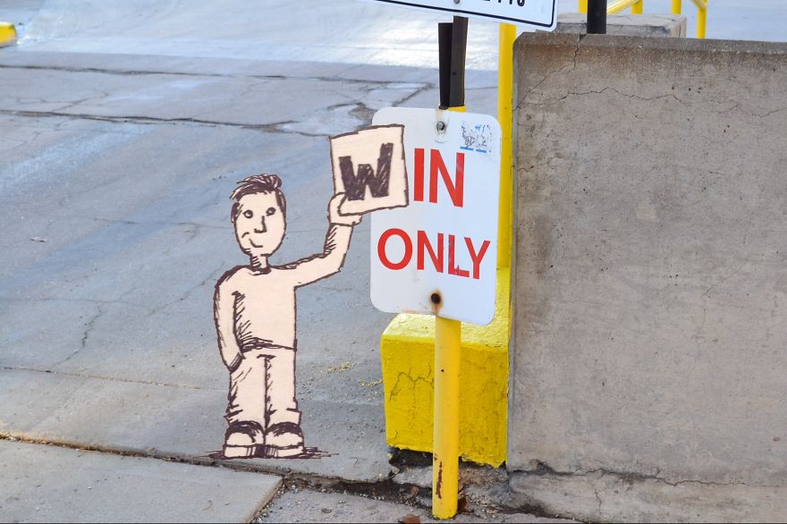 17-Year-Old Artist Creates Interactive Illustrations Using Everyday Objects