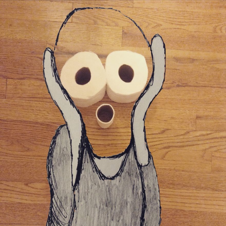 17-Year-Old Artist Creates Interactive Illustrations Using Everyday Objects