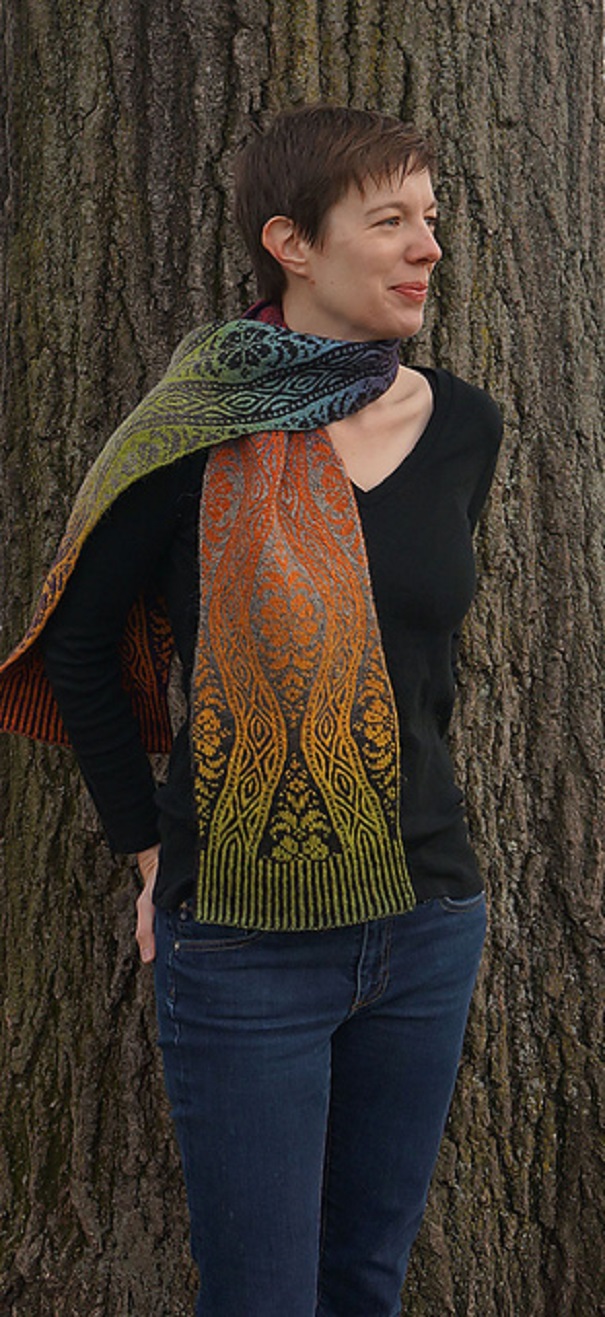 Victorian Raffia Scarf