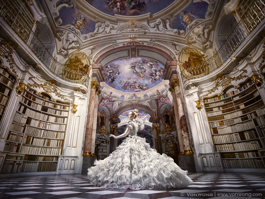 I Did A Photoshoot In A Real-Life Disney Library – Admont Abbey I Did A Photoshoot In A Real-Life Disney Library – Admont Abbey