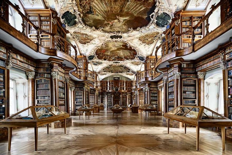 Stiftsbibliothek, St. Gallen, Switzerland - Unesco World Cultural Heritage Site