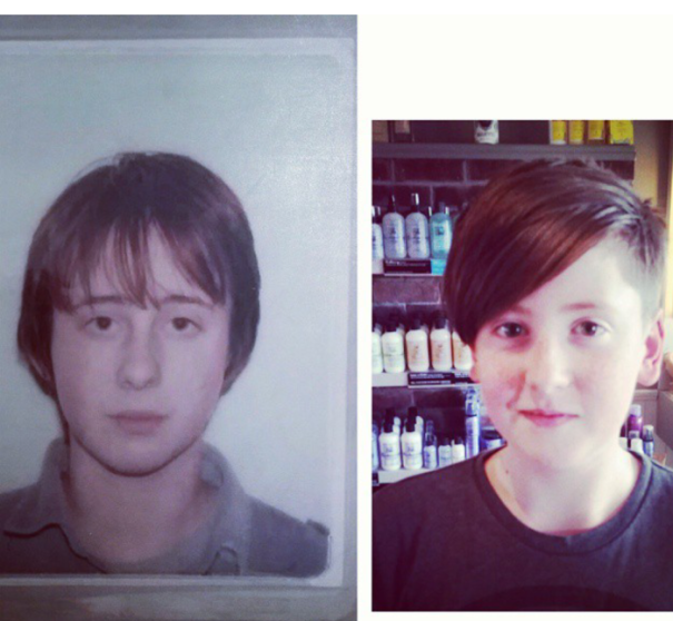 Mother And Son, Both At Around 14.