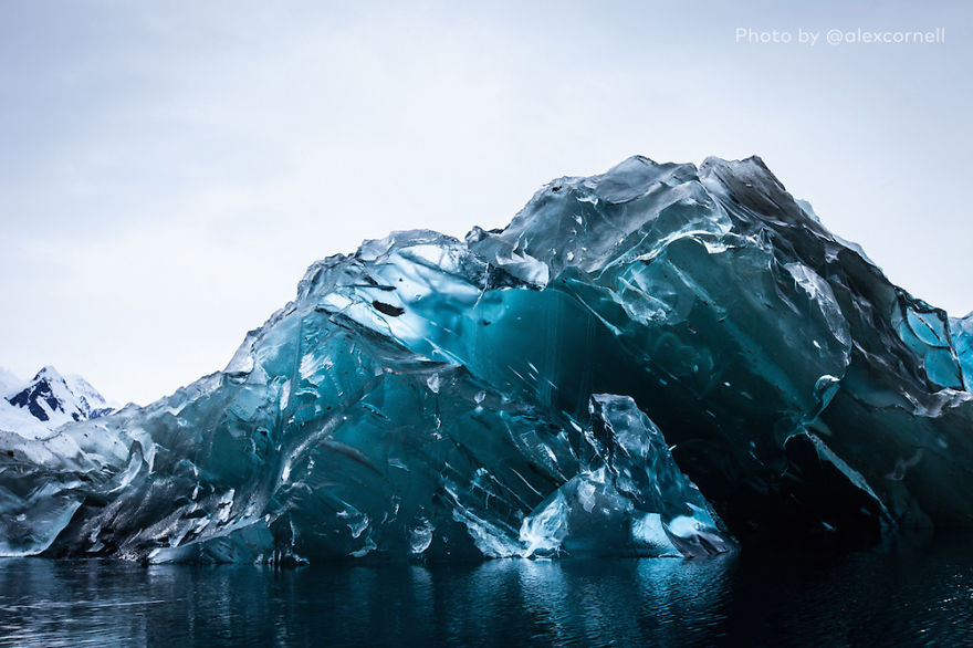 I Was Lucky To Capture A Rare Flipped Iceberg In Antarctica