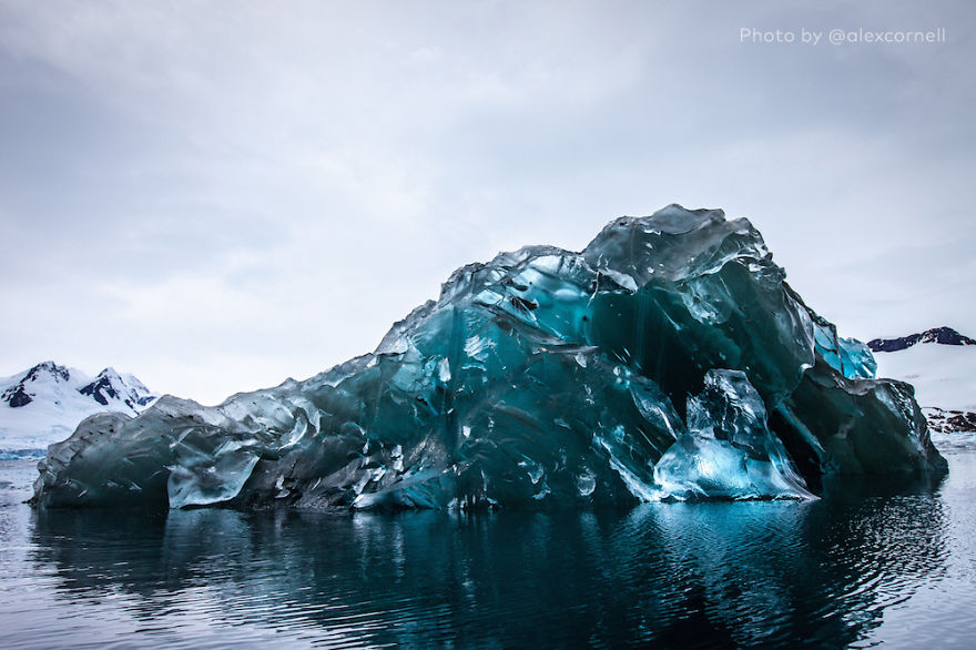 I Was Lucky To Capture A Rare Flipped Iceberg In Antarctica