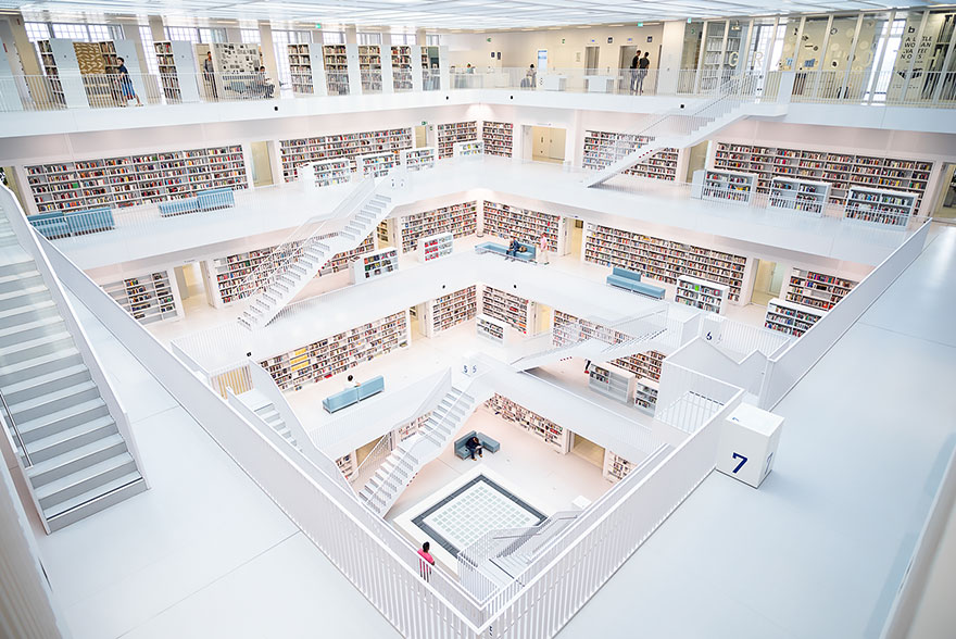 The City Libary, Stuttgart, Germany