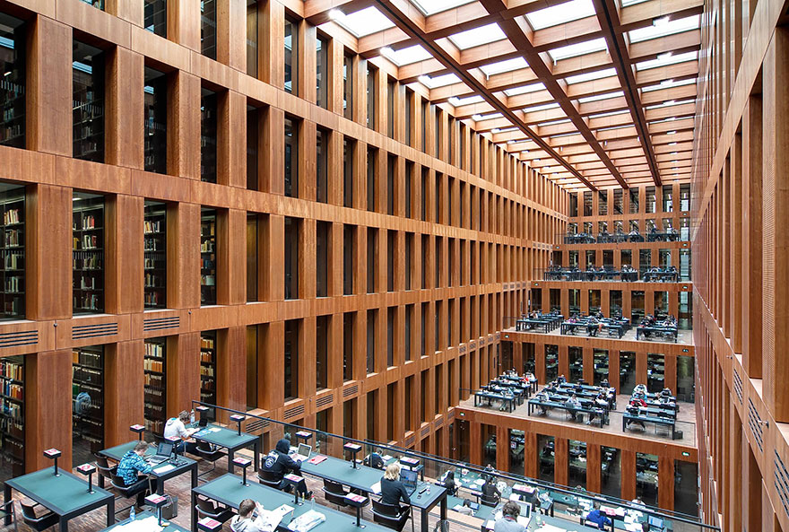 Library Of Humboldt University, Berlin, Germany