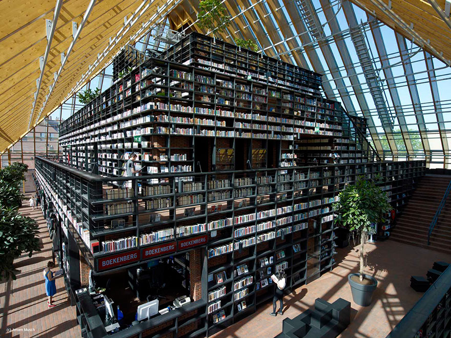 Book Mountain, Spijkenisse, Netherlands