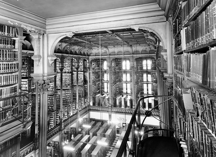 The Old Public Library Of Cincinnati, Ohio, Usa