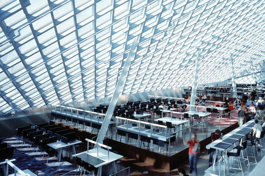Seattle Central Library, Seattle, Washington, Usa