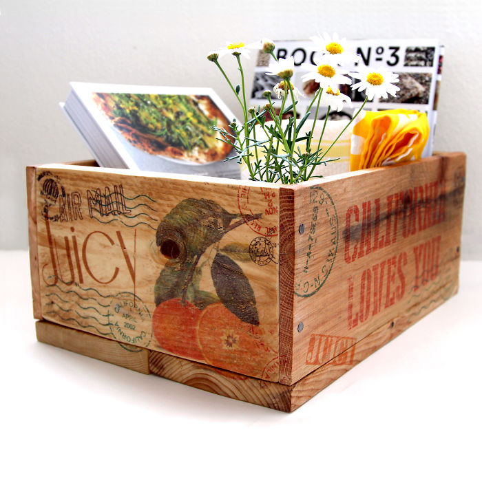 Pallet Crates With Inkjet Transfer