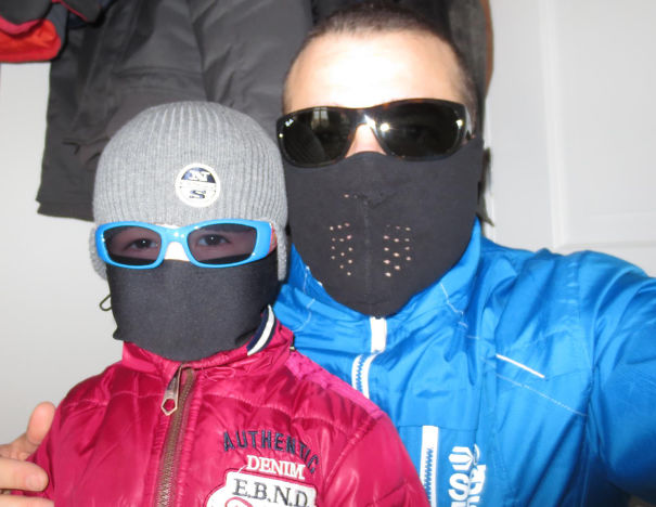 Brussels Bandits 'or' Winter Cyclists.