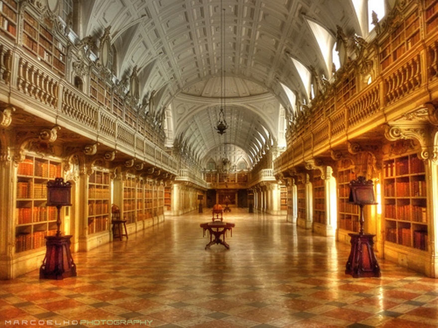 Biblioteca Do Conento De Mafra, Portugal