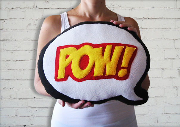 Comic Bubble Pillows