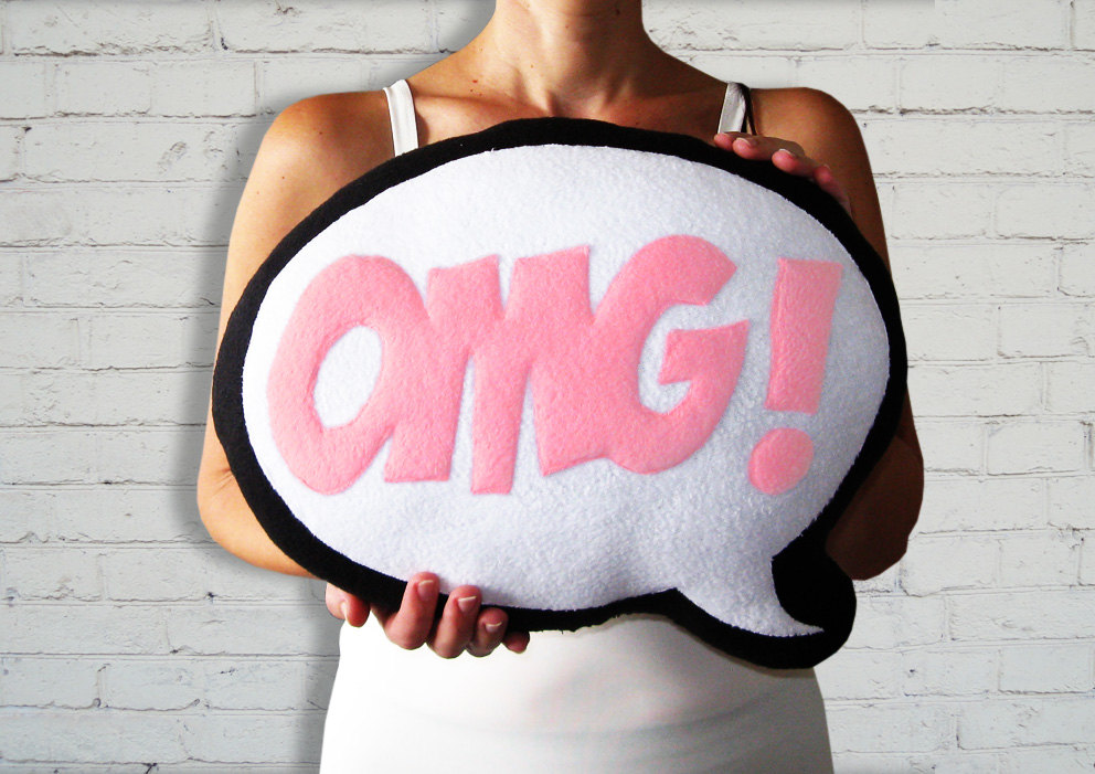 Comic Bubble Pillows