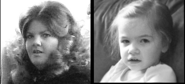 Grandmother And Grand-daughter, Equally Annoyed.