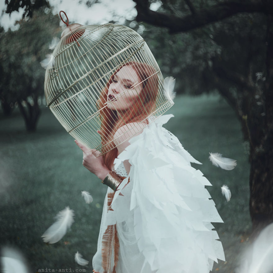 Ukrainian Photographer Brings Fairytales To Life In Magical Portraits Of Women With Animals