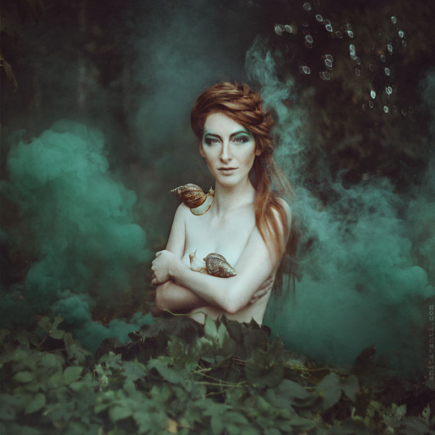 Ukrainian Photographer Brings Fairytales To Life In Magical Portraits Of Women With Animals