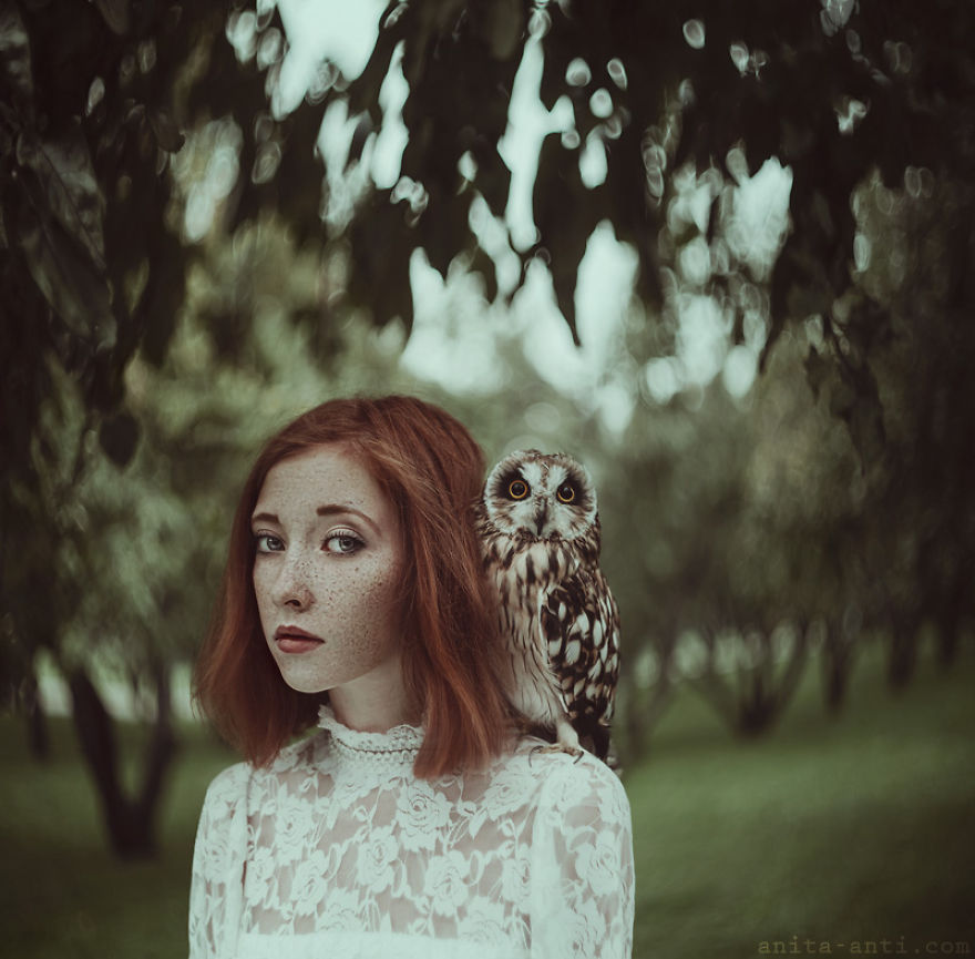 Ukrainian Photographer Brings Fairytales To Life In Magical Portraits Of Women With Animals