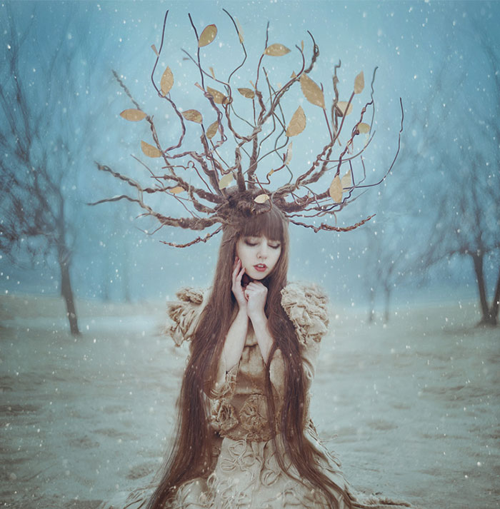 Ukrainian Photographer Brings Fairytales To Life In Magical Portraits Of Women With Animals