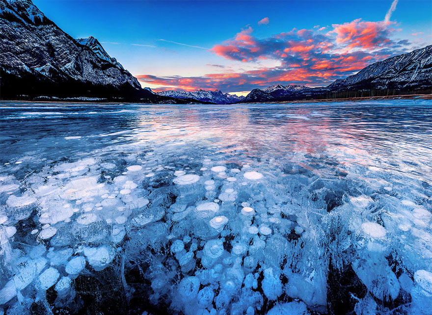 Abraham Lake In Alberta, Canada