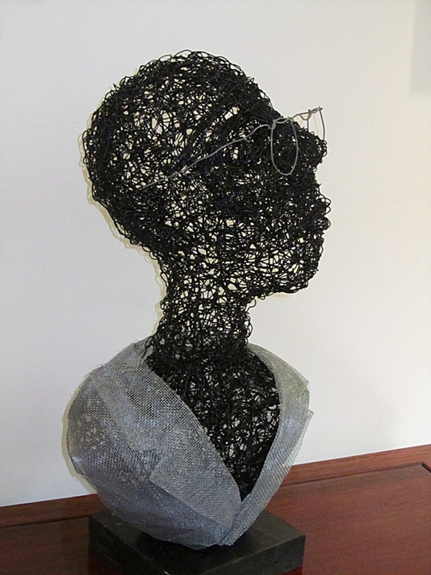 Metal Wire And Wire Mesh Sculpture. Dvora Sivan