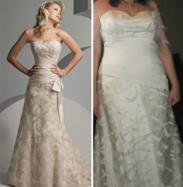 Wedding Dresses: Ads Versus Reality