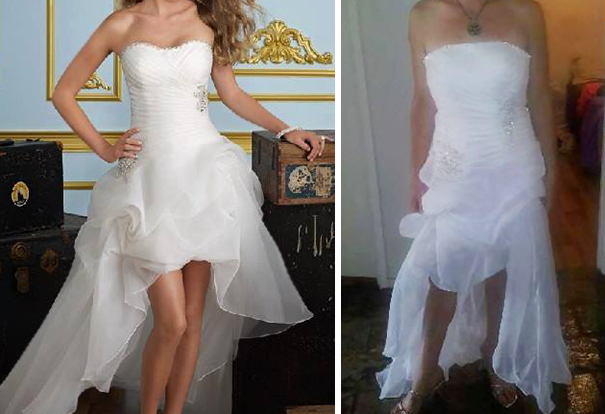 Wedding Dresses: Ads Versus Reality