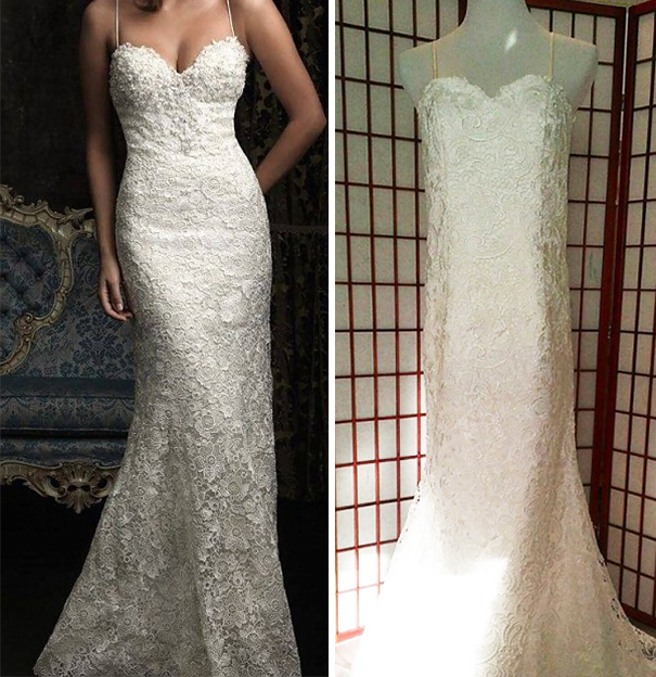 Wedding Dresses: Ads Versus Reality