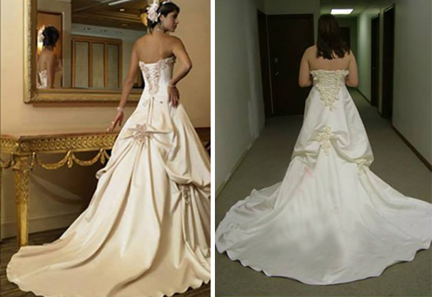 Wedding Dresses: Ads Versus Reality