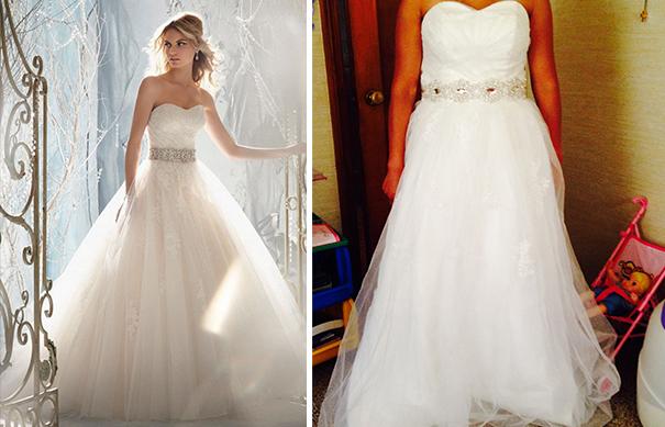 Wedding Dresses: Ads Versus Reality