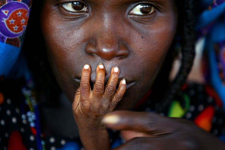 A Malnourished Mother And Child At An Emergency Feeding Center In Tahoua, Niger
