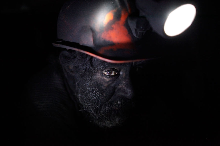 A Miner Takes A Break Inside An Unregulated Coalmine In Sabinas, Mexico