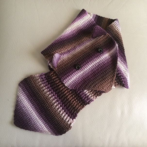 Fox Scarve In Warm Colors Made By Kriziwizi