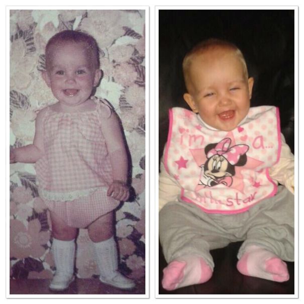 Me On The Left, 1 Yr & My Daughter On The Right. Also 1 Yr