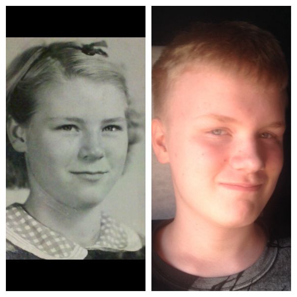 Great-grandmother And Great-grandson