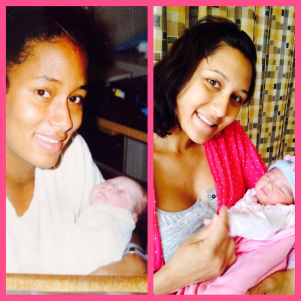 Me And My Daughter And Her With Hers