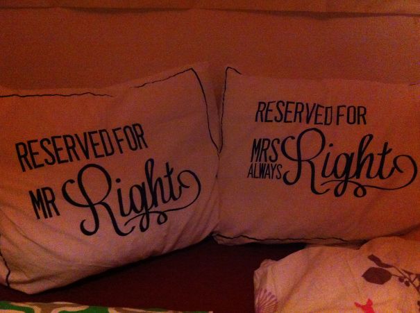 Mr Right & Mrs Always Right