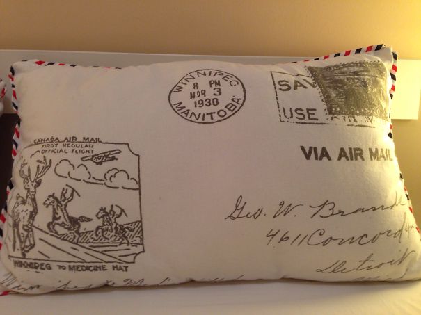 Airmail Pillow