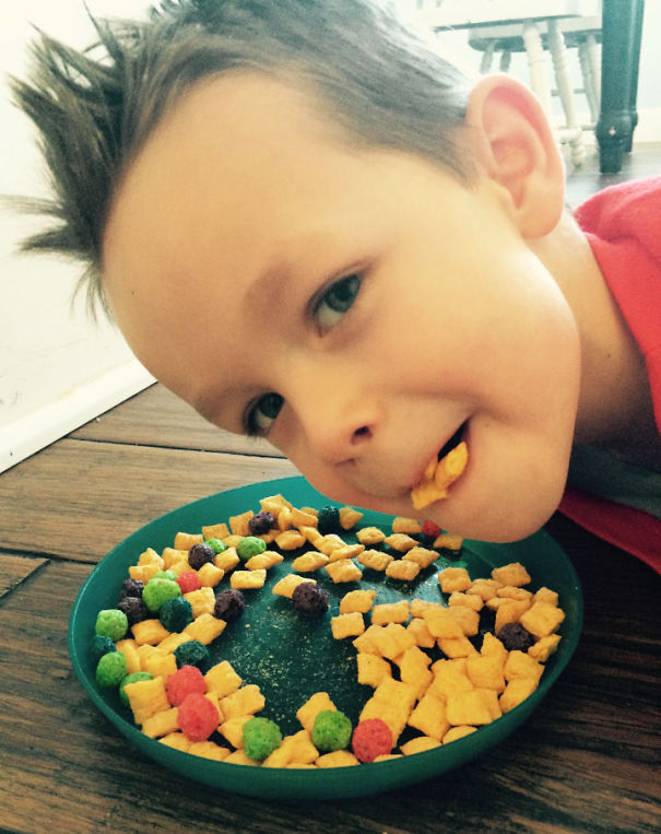 Kid Is Pretending To Be Puppy