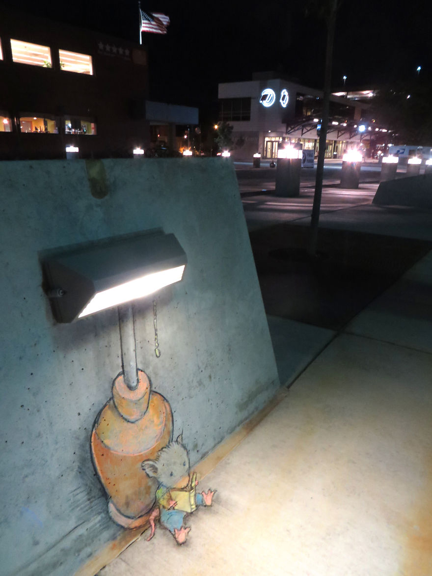 Ann Arbor, Michigan - "a Little Light Reading" (david Zinn)