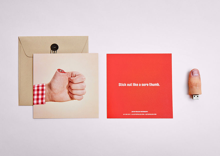 I Created Thumb-Shaped USB Drives To Promote My Photography Bussiness I Created Thumb-Shaped USB Drives To Promote My Photography Bussiness