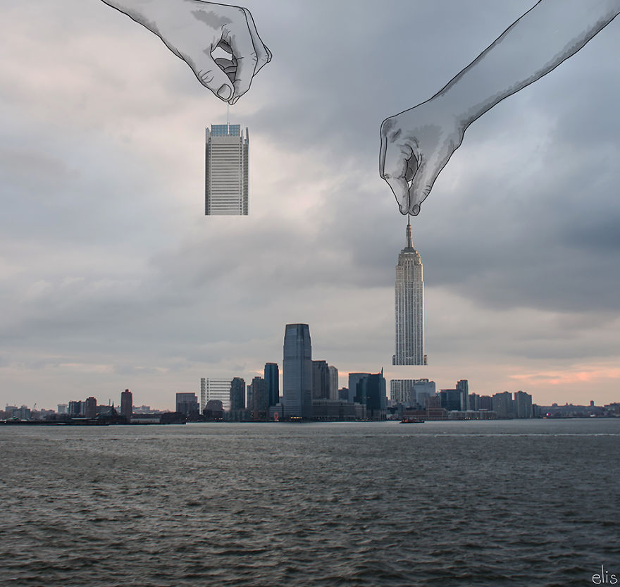 Czech Animator Adds Her Witty Illustrations To Photos Of New York 