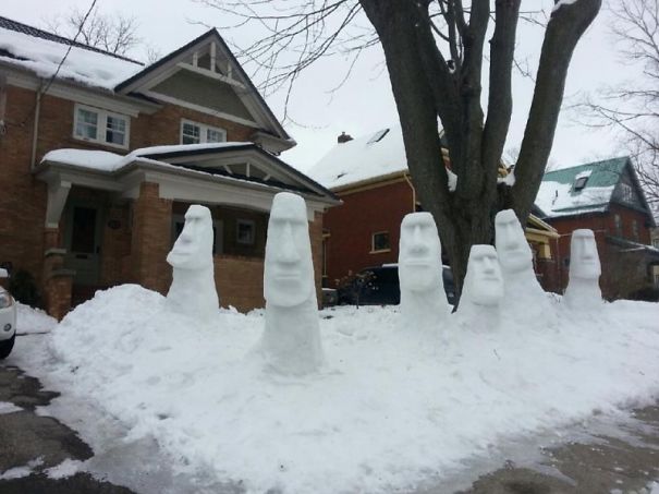 Snow Sculptures
