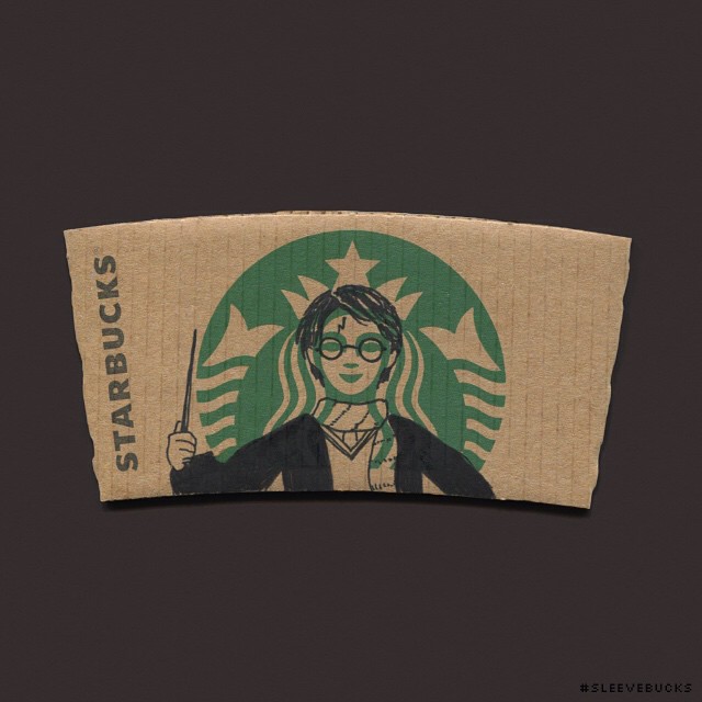 This Instagrammer Turns Starbucks Coffee Sleeves Into Art