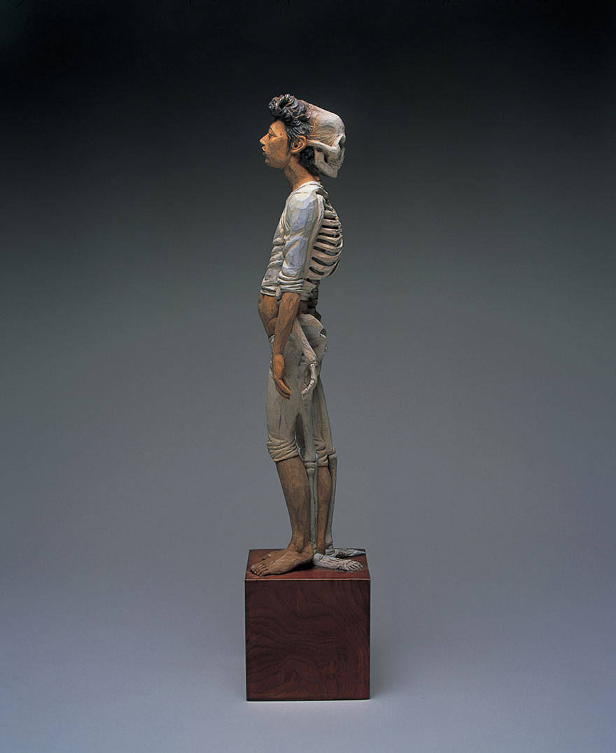 surreal-wooden-sculpture-art-yoshitoshi-kanemaki-17 surreal-wooden-sculpture-art-yoshitoshi-kanemaki-17