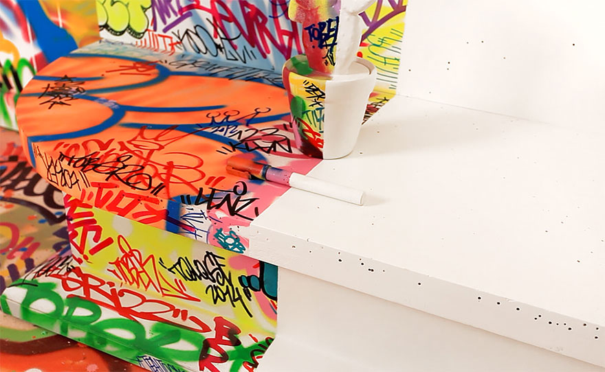 Half Graffiti Room, Marseille, France