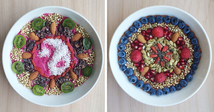 I Arrange My Vegan Food Into Detailed Bowl Mandalas