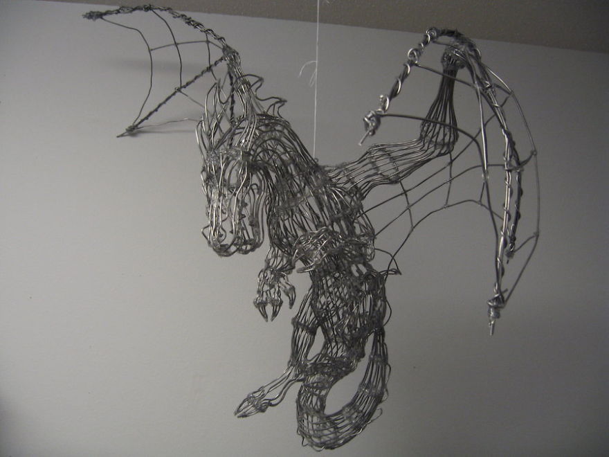 Dragon Wire Sculpture