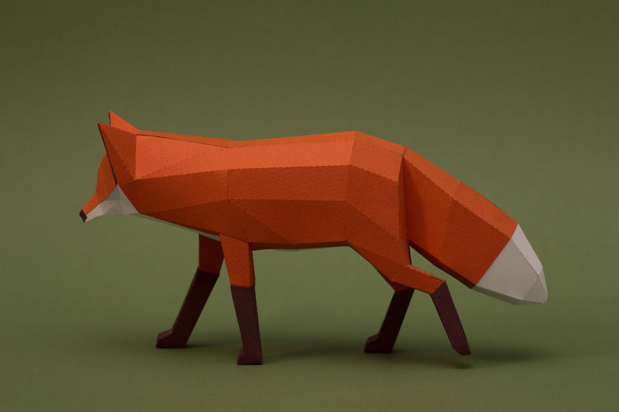 We Are A Couple Of Artists Who Create Lowpoly Animals From Paper We Are A Couple Of Artists Who Create Lowpoly Animals From Paper