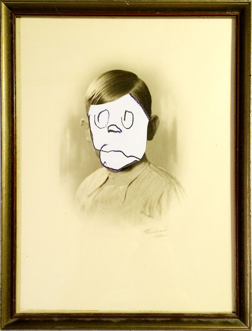 My Children Refreshed Old Paintings And Photos With Their Funny Illustrations